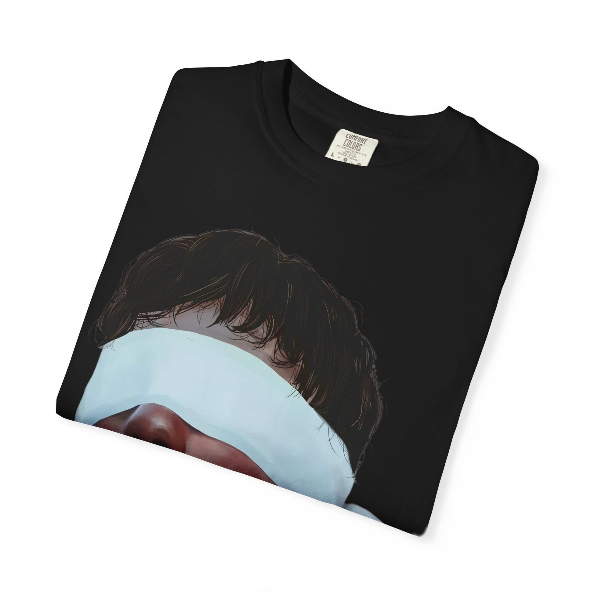 Cool Blindfolded Art Tee, Unique Graphic T-Shirt, Unisex Fashion Top, Summer Casual Wear, Gift for Art Lovers