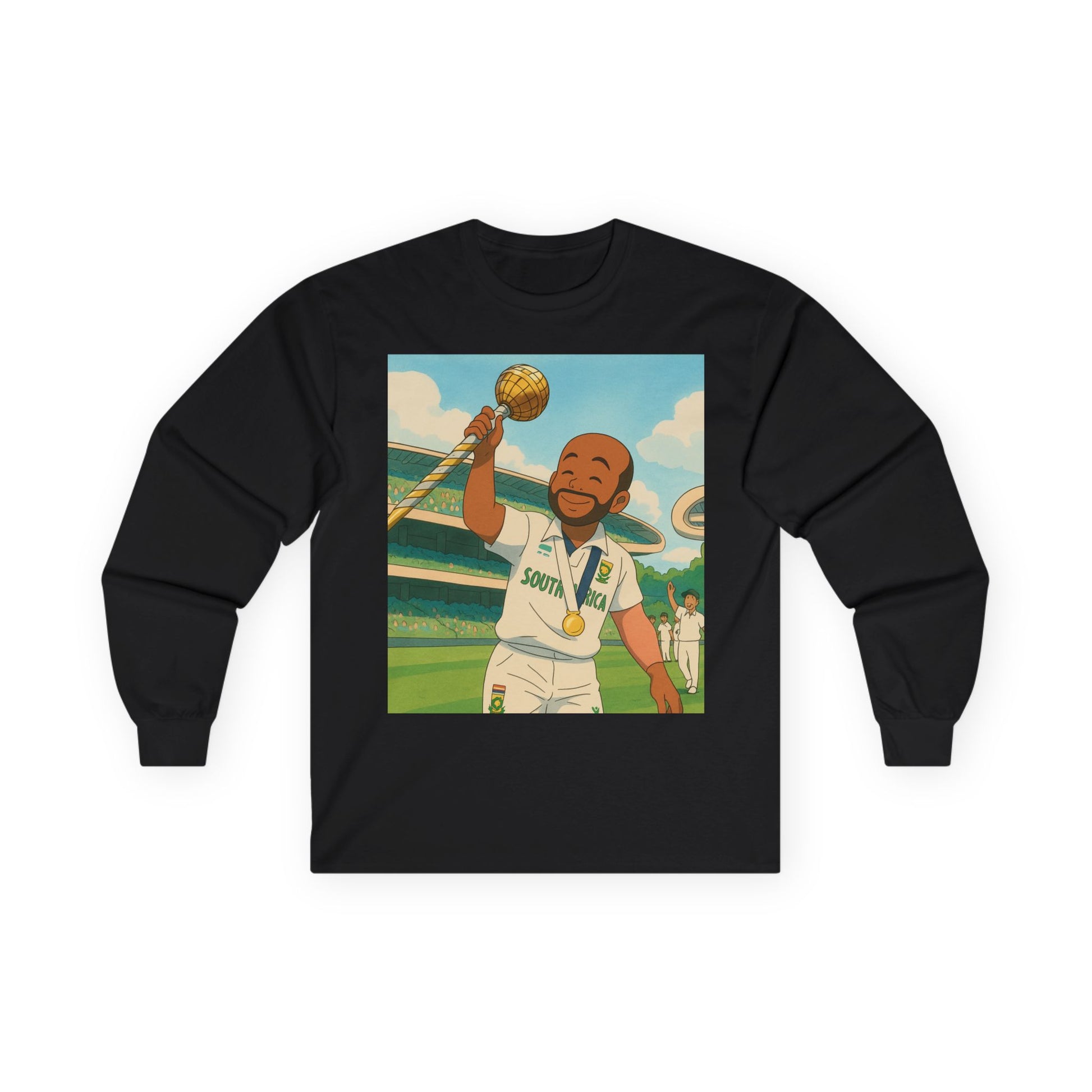 Champion Spirit Long Sleeve Tee - Sporty Graphic, Perfect for Athletes, Gifts for Sports Events, Celebrations, Motivational Apparel