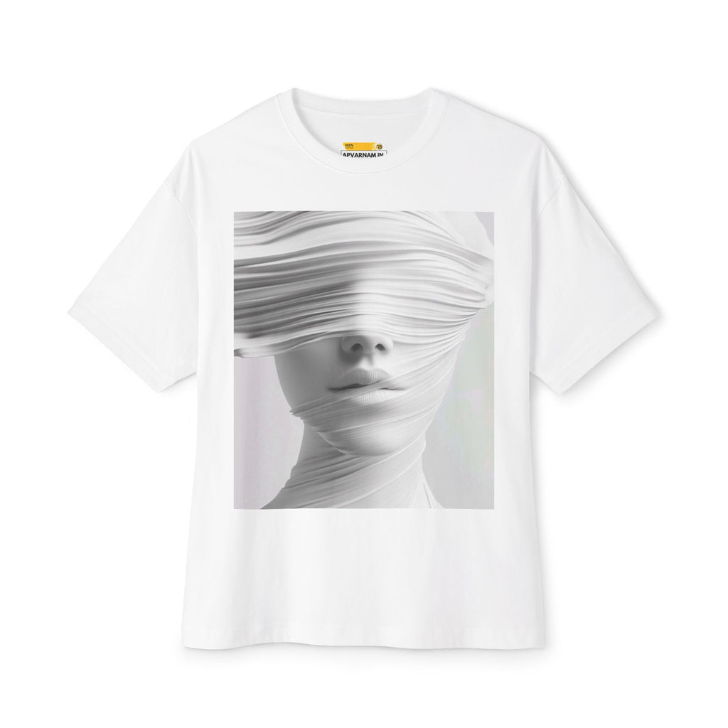 Unisex Artistic Oversized Tee, Fashion Statement Shirt, Casual Wear, Graphic Tee, Gift for Art Lovers