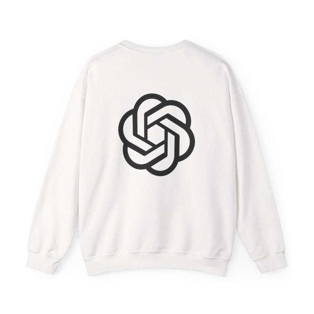 ChatGPT Crewneck Sweatshirt - Cozy Gift for Tech Lovers, Funny Gift for Programmers, Casual Wear, Everyday Comfort, Unisex Apparel