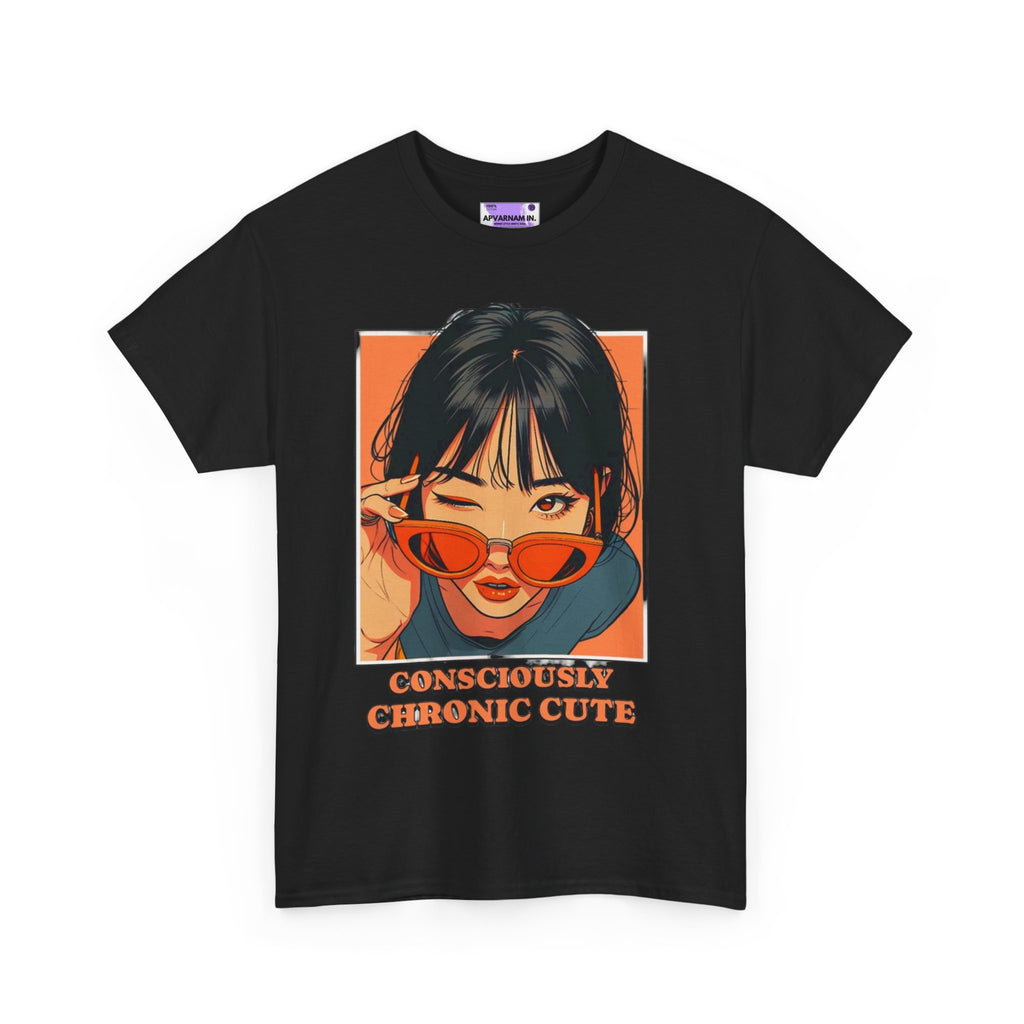 Chic Graphic Tee for Trendsetters | Consciously Chronic Cute, Casual Wear, Gift for Friends, Everyday Fashion, Comfortable Style