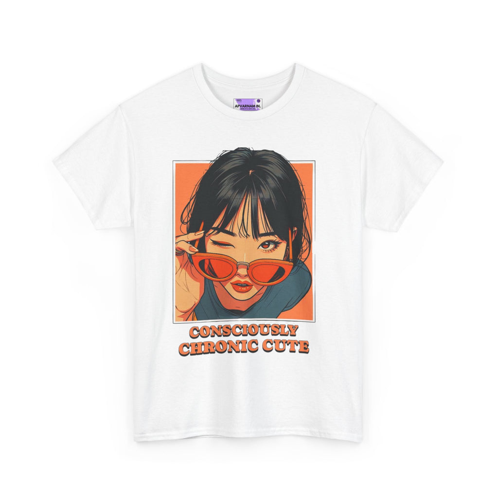 Chic Graphic Tee for Trendsetters | Consciously Chronic Cute, Casual Wear, Gift for Friends, Everyday Fashion, Comfortable Style