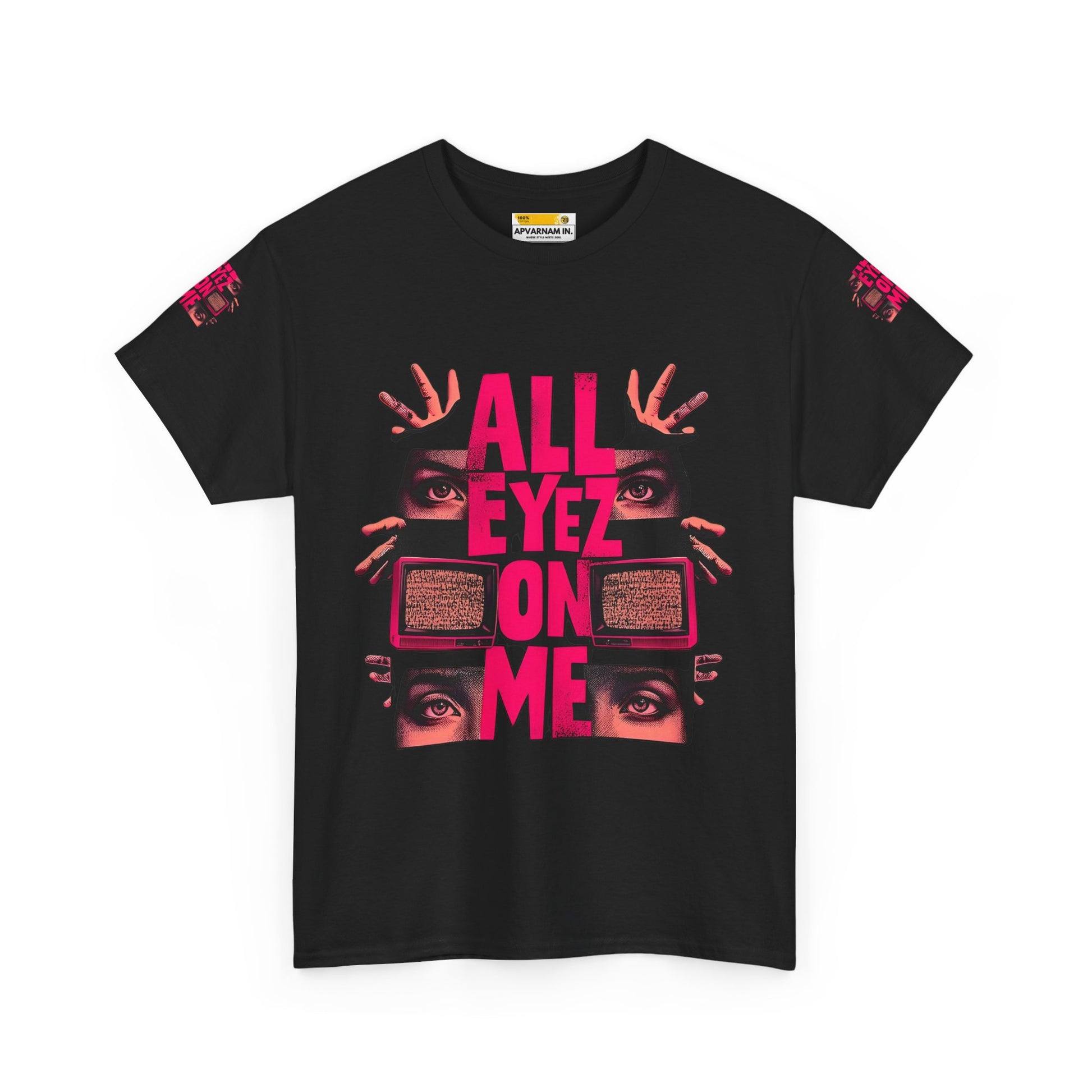 Bold Graphic Tee – All Eyez on Me, Unisex T-Shirt for Hip Hop Lovers, Streetwear Fashion, Perfect for Festivals and Casual Outings, [...]